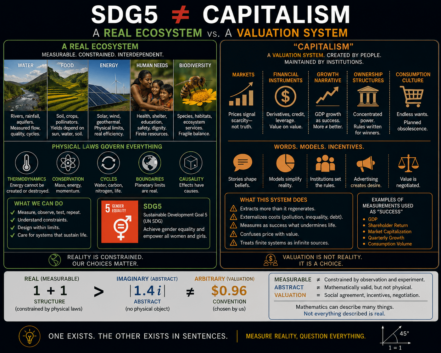 Climate Democracy infographic showing science, evidence, public responsibility, and collective action guided by climate reality.
